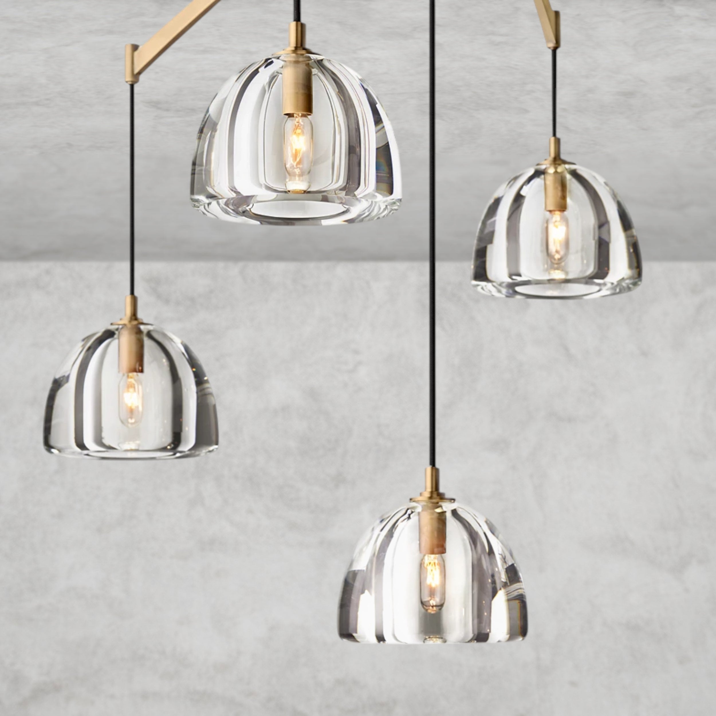 Hemisphere Linear Chandelier 54", 72"